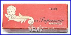Rare vintage Zimberoff by Dukoff Supersonic Alto Sax Mouthpiece