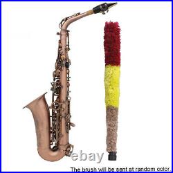 Red Bronze Bend Eb E-flat Alto Saxophone Sax Set + Carry Bag Gloves Straps U4Q2
