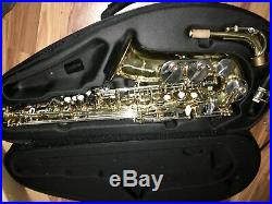 SAXOPHONE BORG ALTO LIKE NEWithW BOX MY KID ONLY USED IT FOR 3 WEEKS GREAT SAX