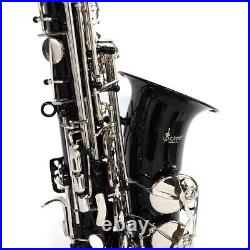 SLADE Brass Nickel Plating Saxophone E Flat Alto Curved Sax Saxophone Set UK