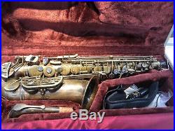 Sax Dakota SDA-XR82 Solid Bronze Professional Alto Saxophone Handmade In USA
