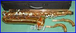 Saxophone C-melody Golden Body & Keys New Orleans DVD + 10 Reeds 2 Kivers