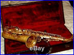 Selmer Mark VI Alto Sax/Saxophone, 1965, Mostly Bare Brass, Plays Great