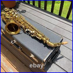 Selmer Mark VI alto saxophone fresh overhaul original lacquer 196xxx CLEAN sax
