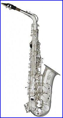 Stagg WS-AS211S Es alto saxophone silver plated incl. Soft case
