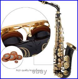 Summina Eb Alto Saxophone Brass Lacquered Gold E Flat Sax 82Z Key Type Woodwind