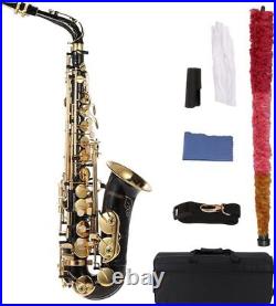 Summina Eb Alto Saxophone Brass Lacquered Gold E Flat Sax 82Z Key Type Woodwind