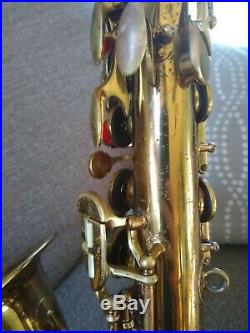 The Martin Alto saxophone fresh overhaul, sax gormet black pads