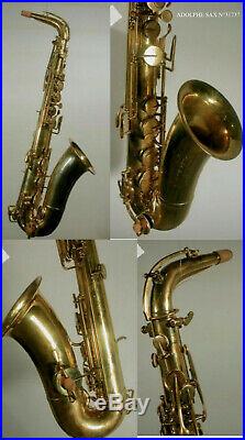 Unique Historical Millereau Alto Saxophone, first patent after Adolphe Sax 1866