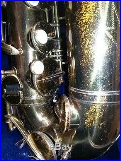 VINTAGE alto Sax Made In ITALY PIERRE MAURE B46346 Nice. Case