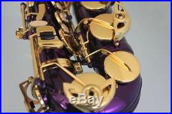 Venus ALTO SAXOPHONE Sax PURPLE & GOLD Keys, Ready to Play
