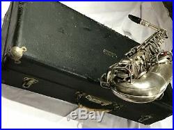 Vintage 1914 C. G. CONN SAXOPHONE Sax A Alto L Low Pitch ELKHART USA in Hard Case