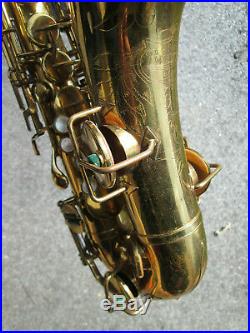 Vintage 1927 THE BUESCHER True Tone Alto Sax Saxophone! GREAT POTENTIAL