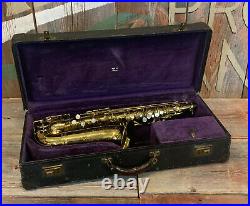 Vintage 1932 Selmer Paris Cigar Cutter Super Sax Alto Saxophone Original Papers