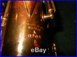 Vintage'30s Cavalier Pan American 92M Alto Sax Saxophone Nice Case Mouth Piece