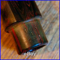Vintage Berg Larsen 105/1 SMS Grained Ebonite Alto Sax Mouthpiece