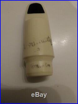Vintage Brilhart White Tonalin 3 Alto Sax Mouthpiece