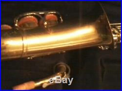 Vintage Buescher Aristocrat 200 USA Alto Saxophone Sax Pretty Decent Player