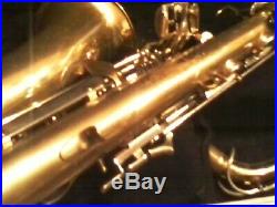 Vintage Buescher Aristocrat 200 USA Alto Saxophone Sax Pretty Decent Player