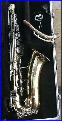 Vintage Buescher Aristocrat Series IV Alto Sax withCase & Brilhart Ebolin MP