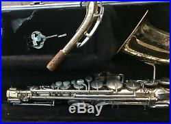 Vintage Buescher Aristocrat Series IV Alto Sax withCase & Brilhart Ebolin MP