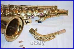 Vintage Conn Alto Saxophone Sax with Case. AS IS