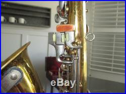 Vintage Conn Stencil Continental Colonial Alto Saxophone With Case Sax