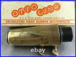 Vintage Florida Otto Link Alto 6 Sax Saxophone Mouthpiece With Box Ligature Cap