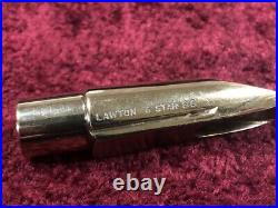 Vintage Lawton 6 Star BB Metal Mouthpiece for Alto Sax, Opened to. 090