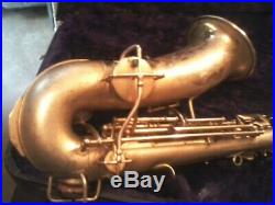 Vintage Martin Gold Plated Alto Saxophone Sax Beautiful Engraving Please Read