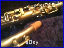 Vintage Martin Gold Plated Alto Saxophone Sax Beautiful Engraving Please Read