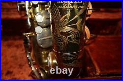 Vintage Martin The Indiana Alto Saxophone Sax With Case Beginner High School