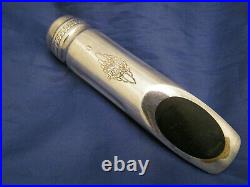 Vintage Selmer Metal Alto Sax. Mouthpiece D Lay In Excellent Condition