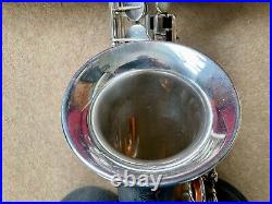 Vintage Selmer Super Sax Cigar Cutter Silverplated Alto Saxophone from 1932