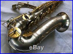 Vintage Special Selmer 1931 Super Series Alto Sax Saxophone Silver / Gold Plated