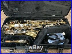YAMAHA ADVANTAGE Alto Sax withBackpack Case! NEW! MAKE AN OFFER