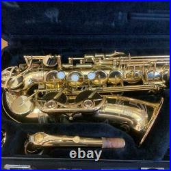 YAMAHA Alto Saxophone Sax YAS-62 & Hard Case Tested Working Used