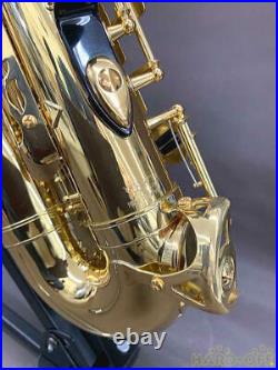YAMAHA YAS-475 Alto Saxophone Sax With Hard Case & Mouthpiece 4C & Strap Ex