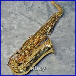 YAMAHA YAS-62 Alto saxophone engraved japan used gold instrument sax free ship
