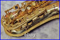 YAMAHA YAS-62 Alto saxophone engraved japan used gold instrument sax free ship