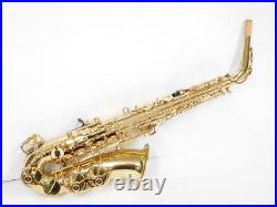 YANAGISAWA A-500 Alto Sax Saxophone Vintage Gold lacquer Maintained Made in 1978