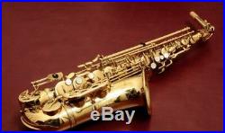 YANAGISAWA A 900 Sax Professional Alto Saxophone Gold Lacquere A-900 USED