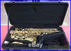 Yanagisawa A-WO10 AWO10 Alto Saxophone Sax With Case Mouthpiece Japan Used Ex++