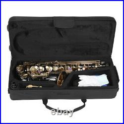 (black)Alto Sax Set Music Instrument Set Combined Saxophone Set Electrophoresis